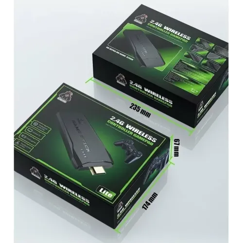 Игровая портативная консоль Game Stick Lite 128 Мб+ карта памяти 64 GB