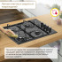 Стол газовый Simfer H60Q40B411 черный