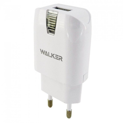 СЗУ WALKER 2.1А  WH-21 USB, + кабель Type-C белый