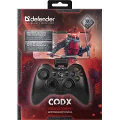 Геймпад Defender  CodX беспроводной USB,Bluetooth,Android,Li-Ion