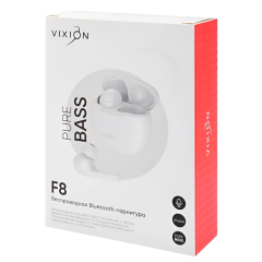 Гарнитура Bluetooth Vixion F8 белый