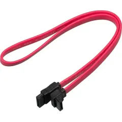 Кабель SATA 0.45м угловой красный