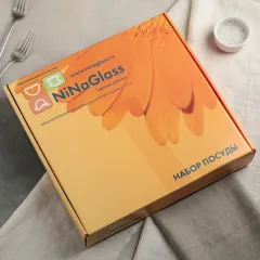 Набор столовый NiNaGlass «Аурика», стекло, 7 пр.(4506428)