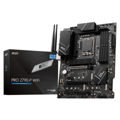 М/П SOC-1700 MSI PRO Z790-P WIFI Intel Z790, 4xDDR5-5600 МГц, 3xPCI-Ex16, 4xM.2, ATX 