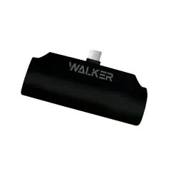 Повербанк 5000 мАч Walker WB-950 Mini, 2.1A, Lightning, индикатор, подставка, черный
