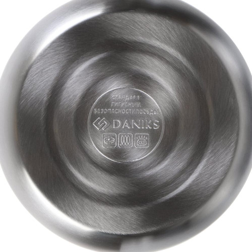 Чайник со свистком Daniks M-085, индукция, нерж., 2,7 л. (397662)