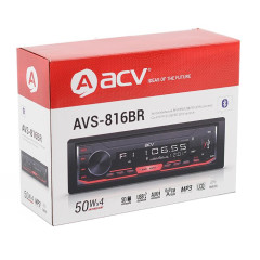 Автомагнитола-FLASH ACV AVS-816BR красный