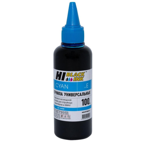 Чернила Hi-Black 100мл (Cyan) EPSON серии L