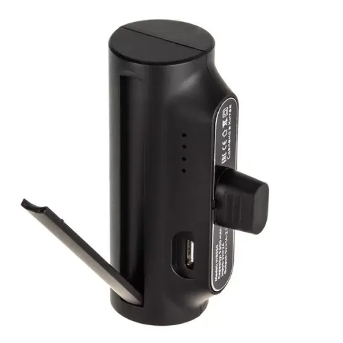 Повербанк 5000 мАч Walker WB-950 Mini, 2.1A, Lightning, индикатор, подставка, черный