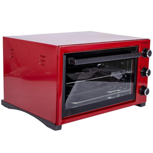 Электропечь Luxell MO-36CRD красный