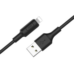 Кабель USB 2.0 A вилка - 8pin 1 м HOCO X25 Black