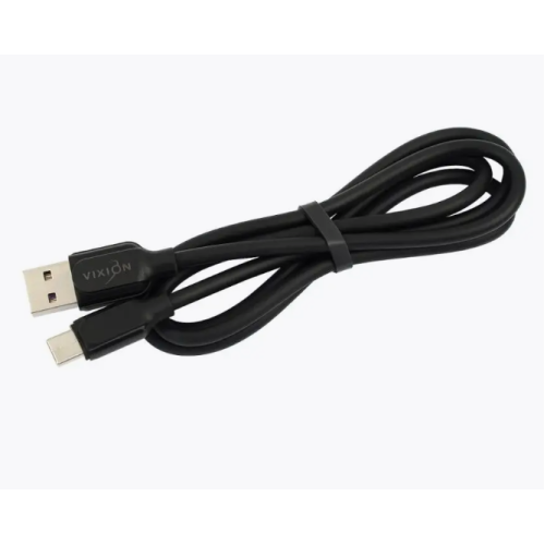 Кабель USB 2.0 A вилка - Type C 1 м Vixion VX-04c PRO черный