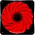 Кулер корпус 120x120x25 Digma DFAN-LED-RED 3-pin 4-pin (Molex) 23dB 115gr Ret