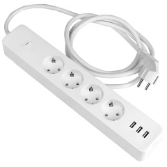 Фильтр сетевой  EKF Connect с USB, Wi-Fi, Яндекс Алисой, Марусей, Салютом