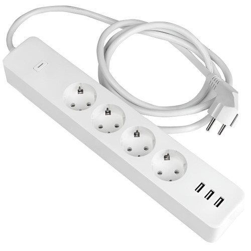 Фильтр сетевой  EKF Connect с USB, Wi-Fi, Яндекс Алисой, Марусей, Салютом