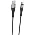 Кабель USB 2.0 A вилка - Type C 1 м Borofone BX32 Munificent 3А черный