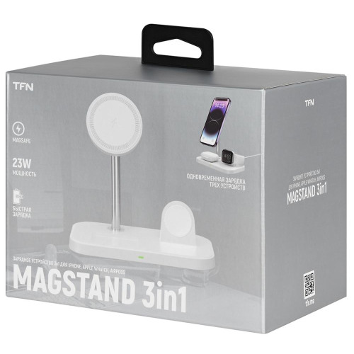 СЗУ беспроводное TFN MAgTrio Stand (TFN, TFN-QI28) белый  