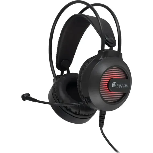 Гарнитура Oklick HS-L300G черный 2.2м