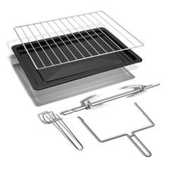 Электропечь BQ EO-1002B Стальной-Черный