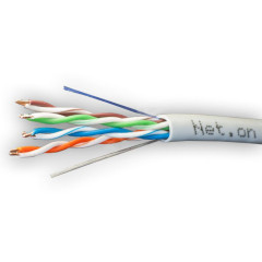 Кабель витая пара UTP 4 Pairs Cat 5E solid 0.50мм CCA 305м серый