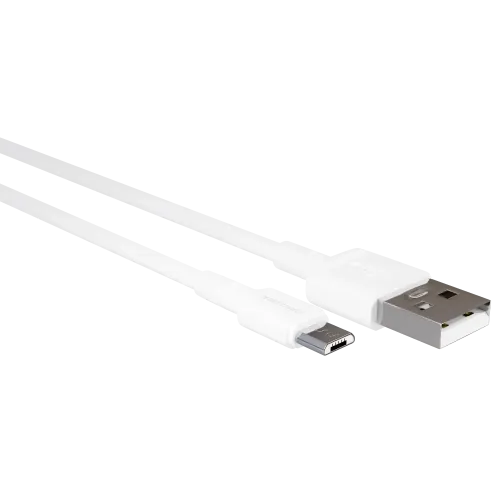 Кабель USB 2.0 A вилка - microUSB 3 м More choice K14m (White)