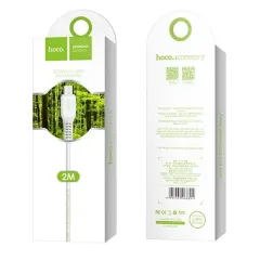 Кабель USB 2.0 A вилка - micro USB 2 м HOCO X20 Flash White