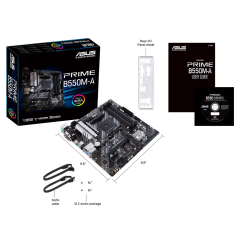 М/П SOC-AM4 Asus PRIME B550M-A 4xDDR4 mATX 