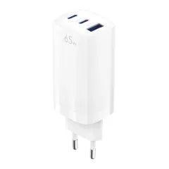 СЗУ OLMIO USB 6.0A 65W GaN QC3.0 белый