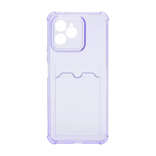 Бампер Infinix Hot 40 4G/40 Pro 4G ZIBELINO Silicone Card Holder защита камеры сиреневый 