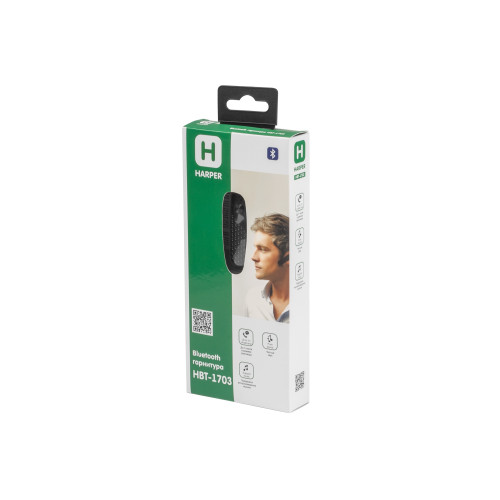 Гарнитура Bluetooth HARPER HBT-1703 BLACK