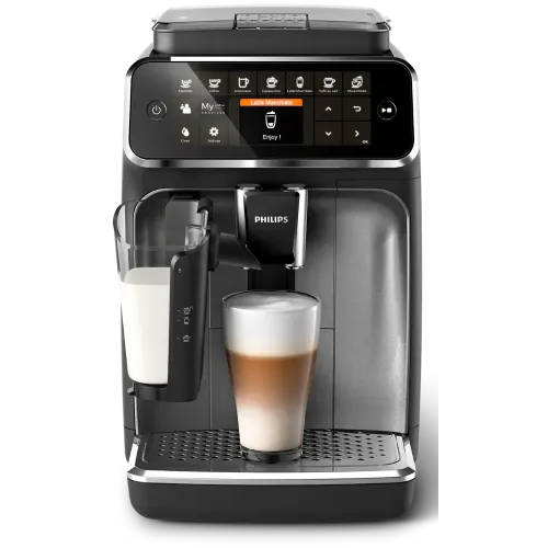 Кофемашина Philips EP4346/70 Series LatteGo, серый/черный