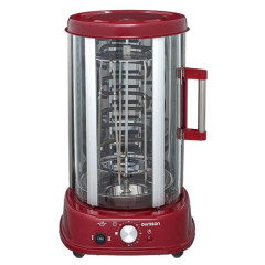 Электрошашлычница Oursson VR1522B/DC, 21 л, бордовая