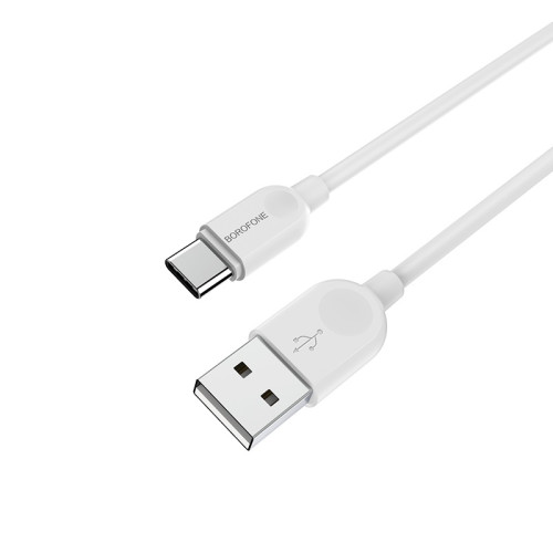Кабель USB 2.0 A вилка - Type C 1 м Borofone BX14 White