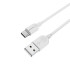 Кабель USB 2.0 A вилка - Type C 1 м Borofone BX14 White