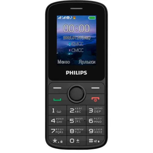 Сотовый телефон Philips E2101 черный