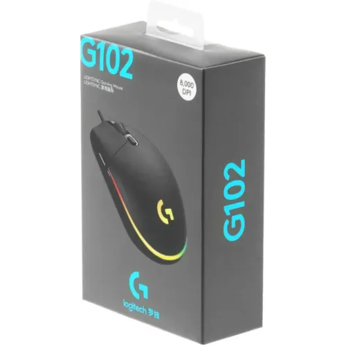 Мышь Logitech G102 LIGHTSYNC черный