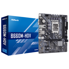 М/П SOC-1700 Asrock B660M-HDV Intel B660/2xDDR4/mATX