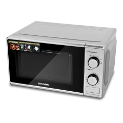Микроволновая печь HYUNDAI HYM-M2042, 20 л., серебристая (М)