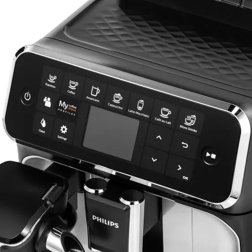 Кофемашина Philips EP4346/70 Series LatteGo, серый/черный