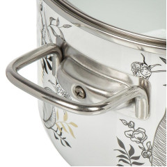 Кастрюля APPETITE Botany, эмаль, индукция, 4 л (1SD205S)(459408) (*7)