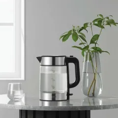 Чайник эл. XIAOMI Electric Glass Kettle, подсветка, стекло/нерж.