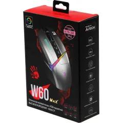 Мышь A4 Bloody W60 Max Gun черный 