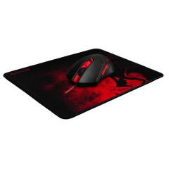 Мышь RedDragon M601BA черный/красный игровая + коврик для мыши 