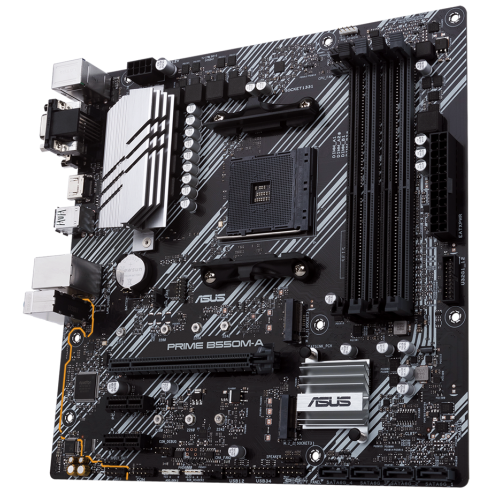 М/П SOC-AM4 Asus PRIME B550M-A 4xDDR4 mATX 