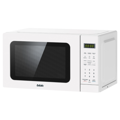 Микроволновая печь BBK 20MWS-767S/W, 20л., белая (С)