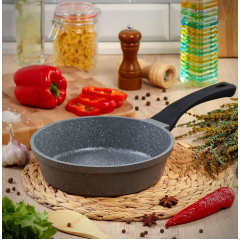 Сковорода ГУРМАН Estima серая ГМ2601 ЭЧИ индукция 26см (430987)