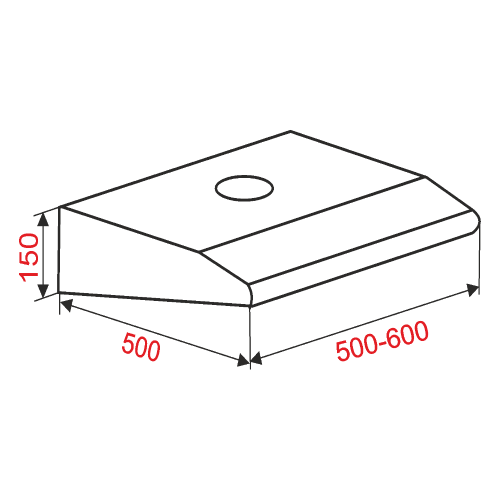 Воздухоочиститель ATL 3005 60 см white