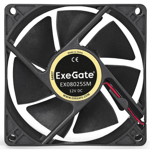 Кулер корпус 80x80x25 ExeGate EX08025SM 2000rpm 2pin Molex