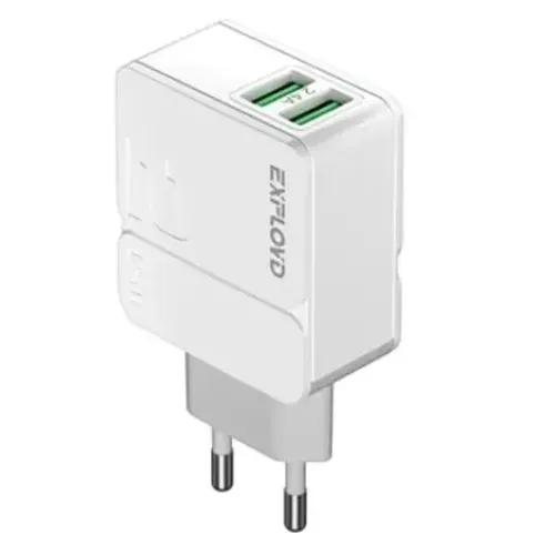 СЗУ EXPLOYD EX-Z-1441 2.4A 2хUSB белый