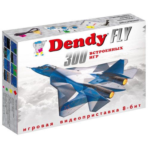 Игровая консоль DENDY Fly 300 игр